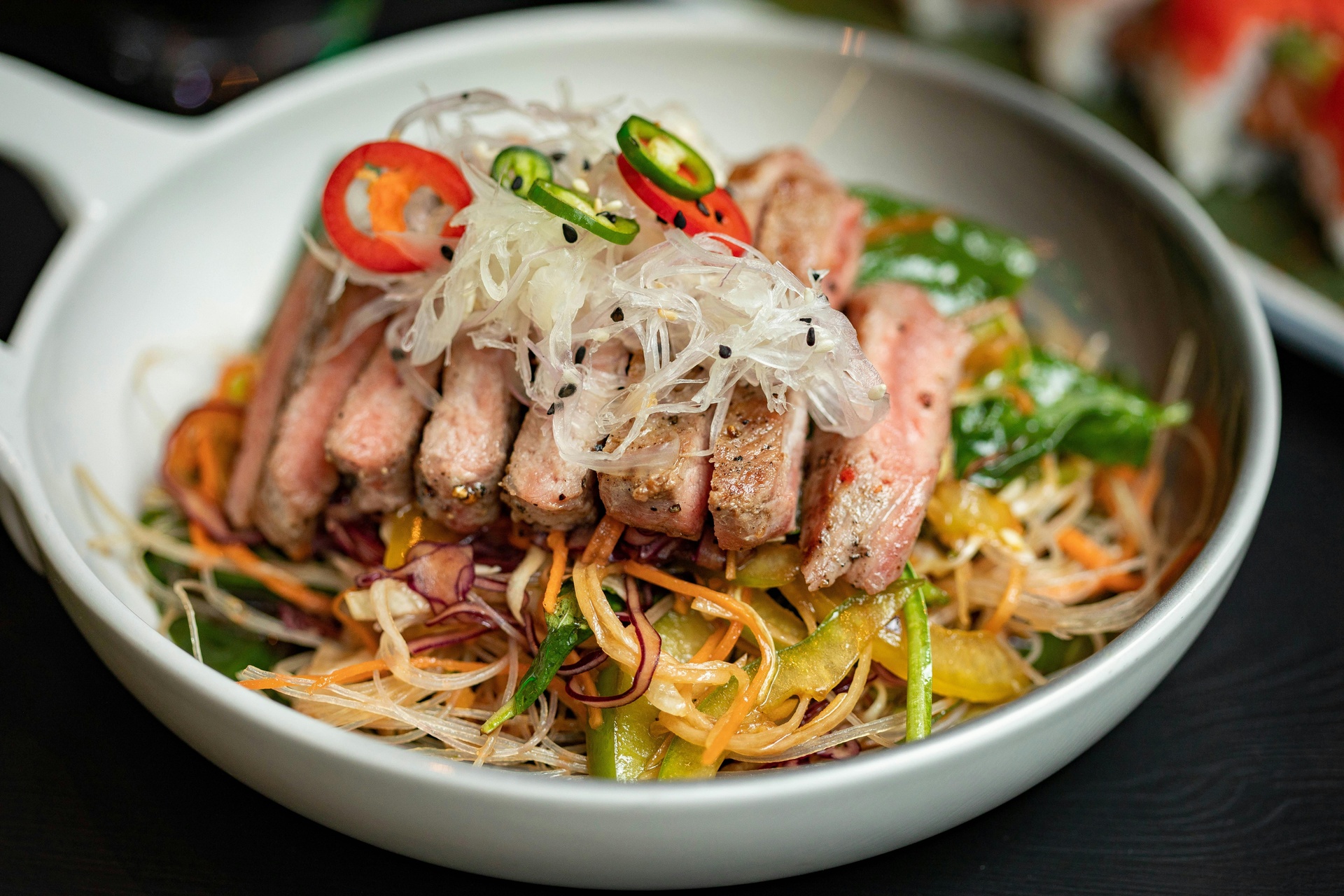 Foto van Summer Roll Rijstnoedel Salade