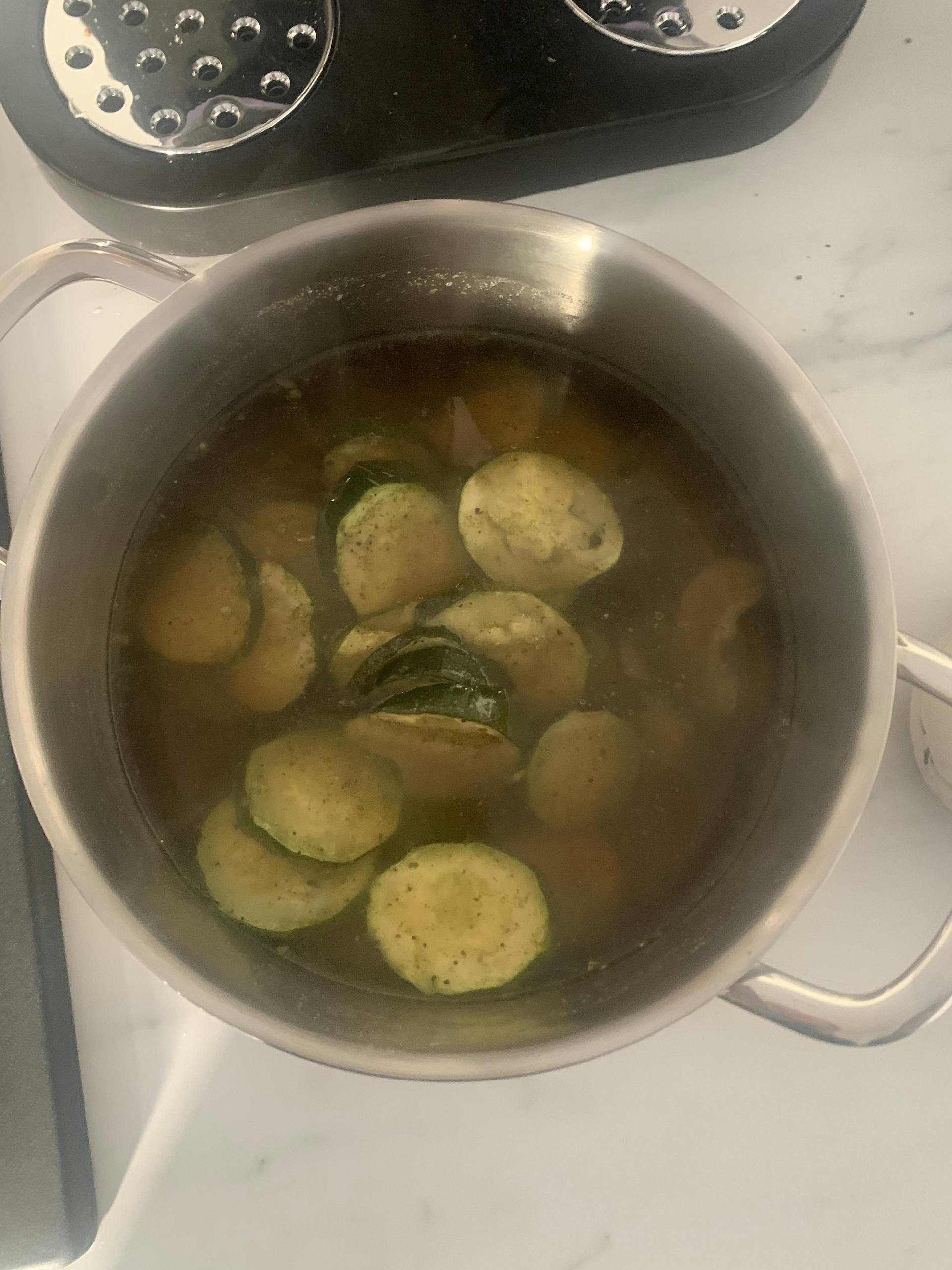 Image of step 3 called: Courgette uit de oven 